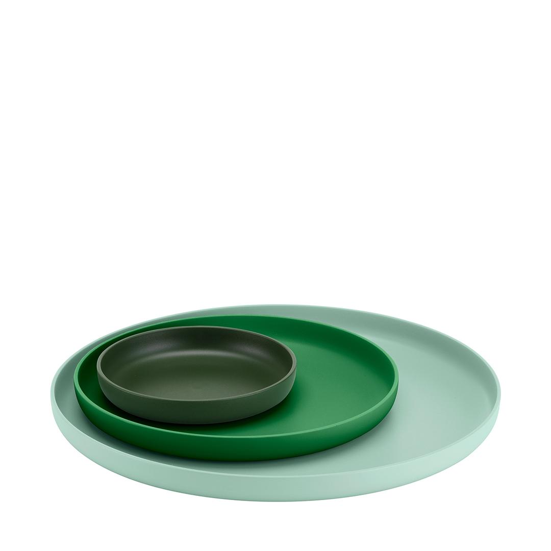Trays-Set Of Three Green