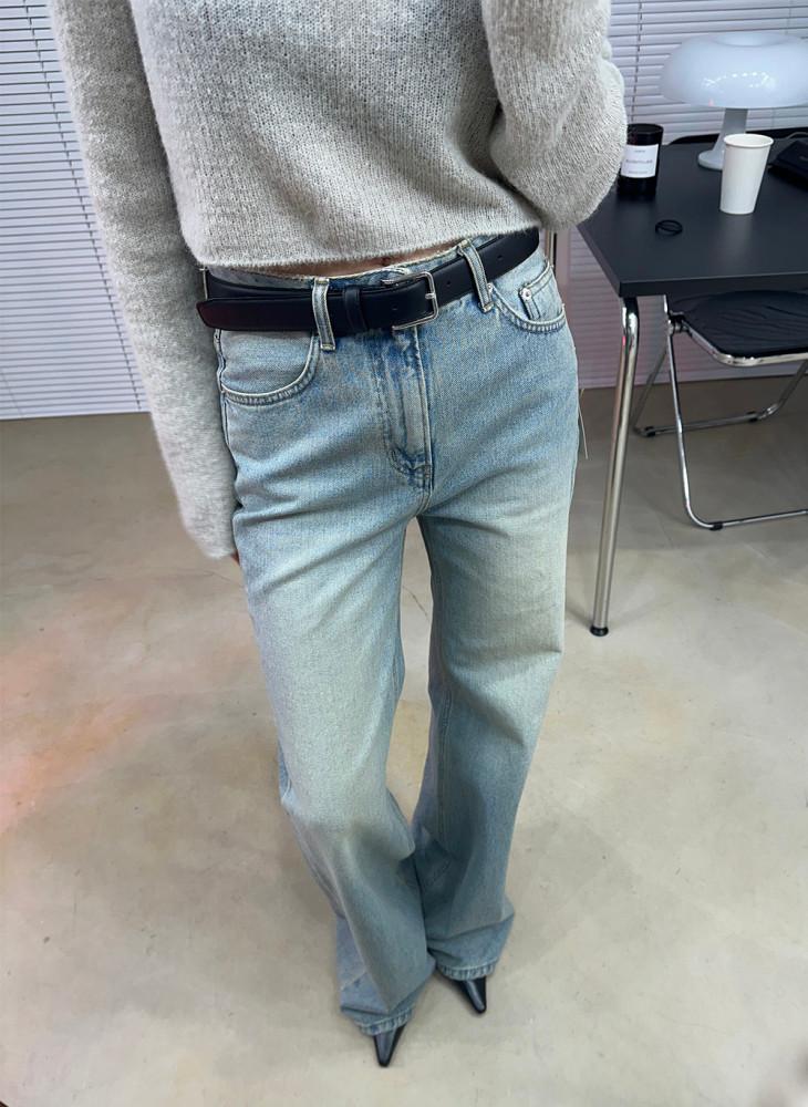 0221] 오버 부츠컷 데님팬츠