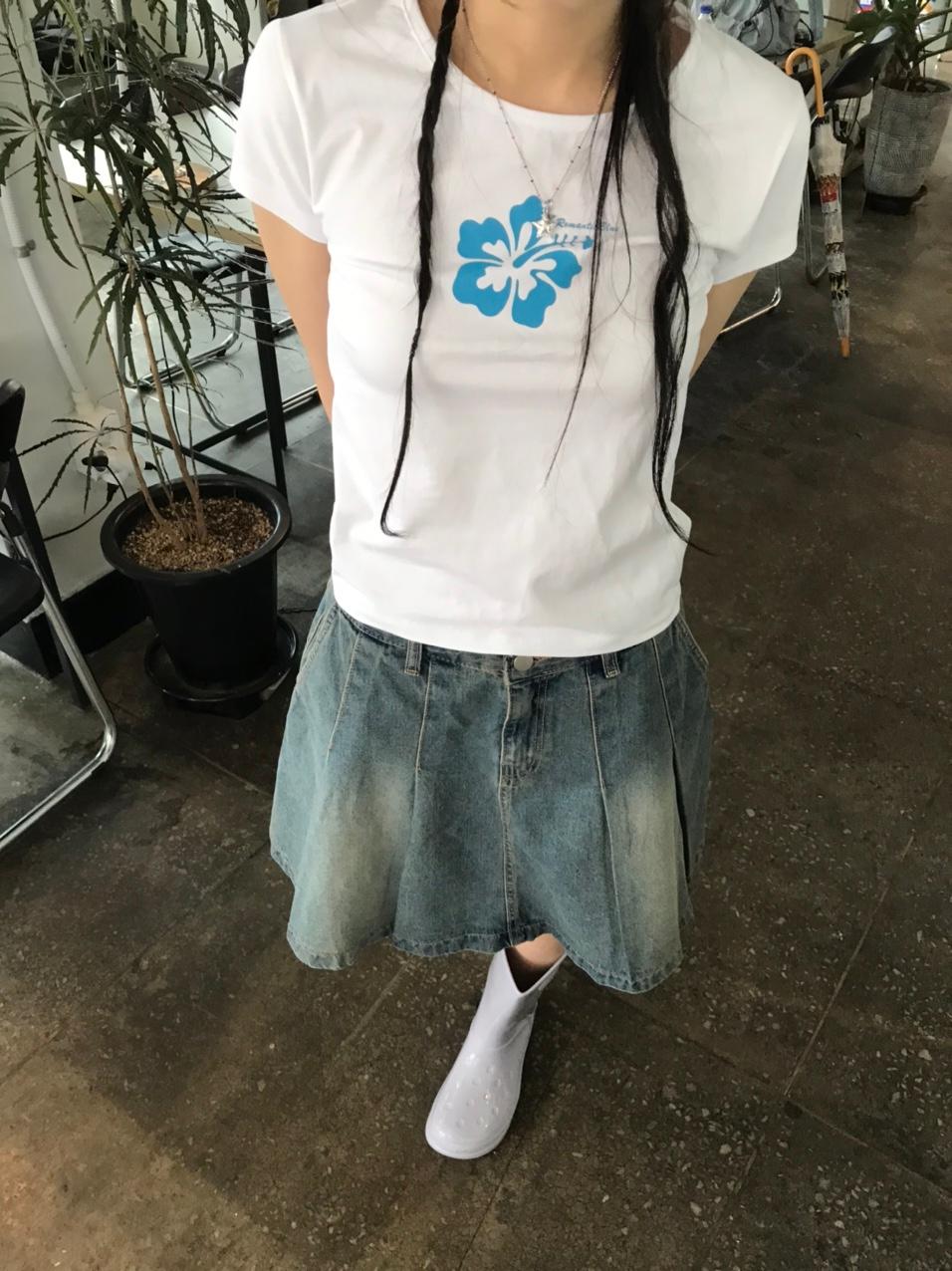 히피디피 tennis denim sk (2color)