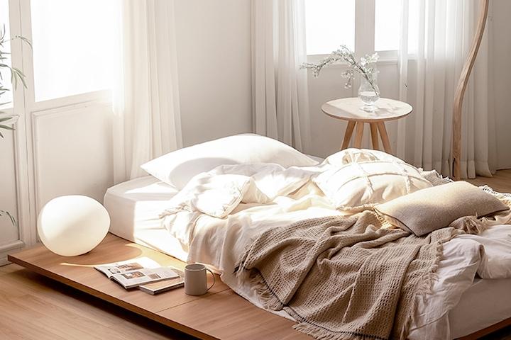 단하루 80,910원ㅣE0등급 로우슬립 저상형 침대 프레임 SS/Q/K(높이&매트 선택)