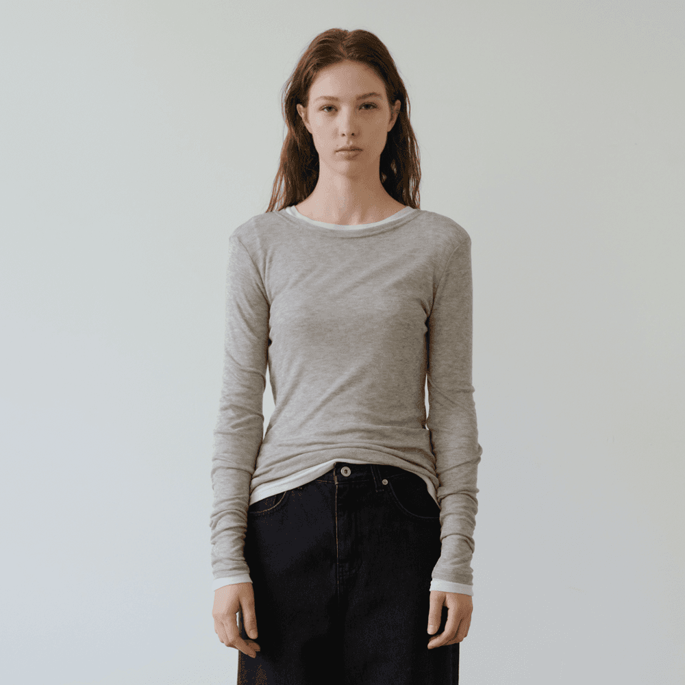 [3rd] Tencel Layered T-Shirt _5 Colors