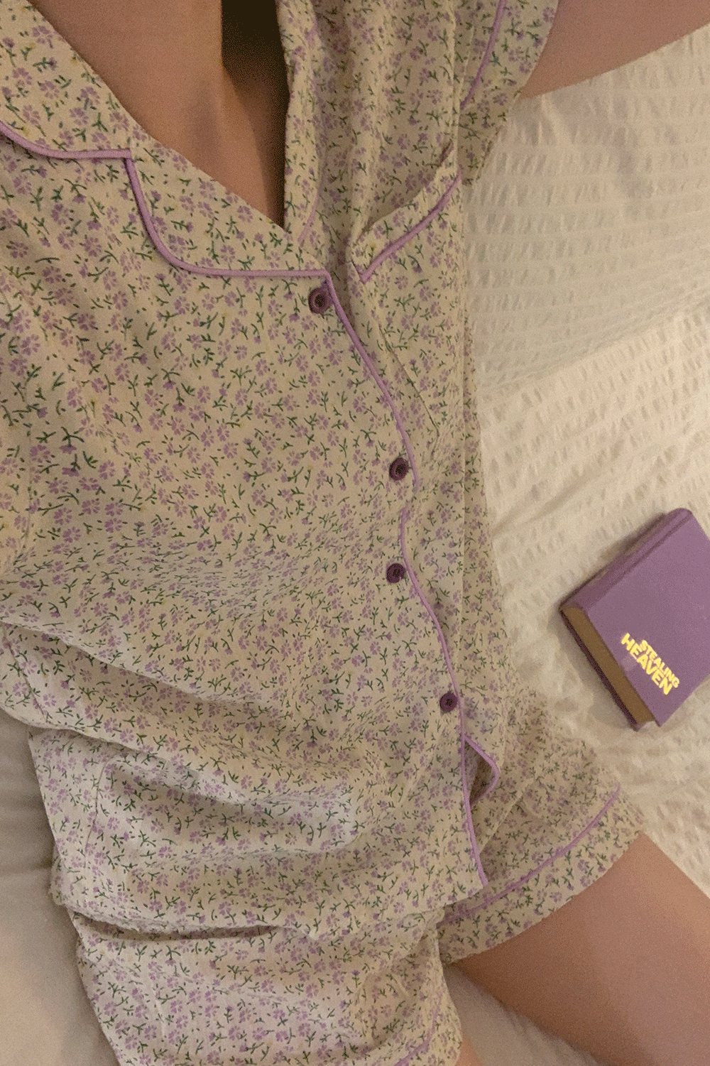 잔꽃 하프 파자마 (2colors)