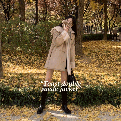 [블프특가][주문폭주🔥] 토스트 덤블 후드 데일리룩 무스탕 jacket jk2486