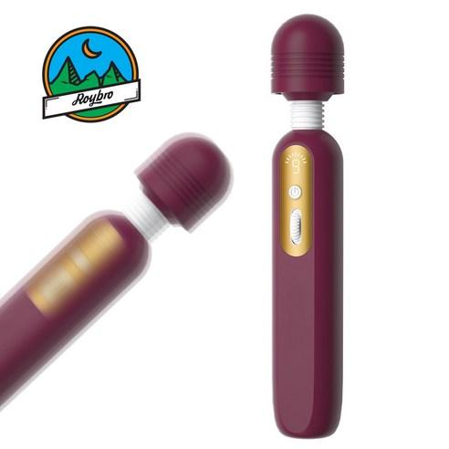 Roybro Euro Red 핸디형 9단계 마사지기 진동 마사지기 휴대용 9단계 진동기 히팅 기능 - 스트레칭 | 쿠팡
