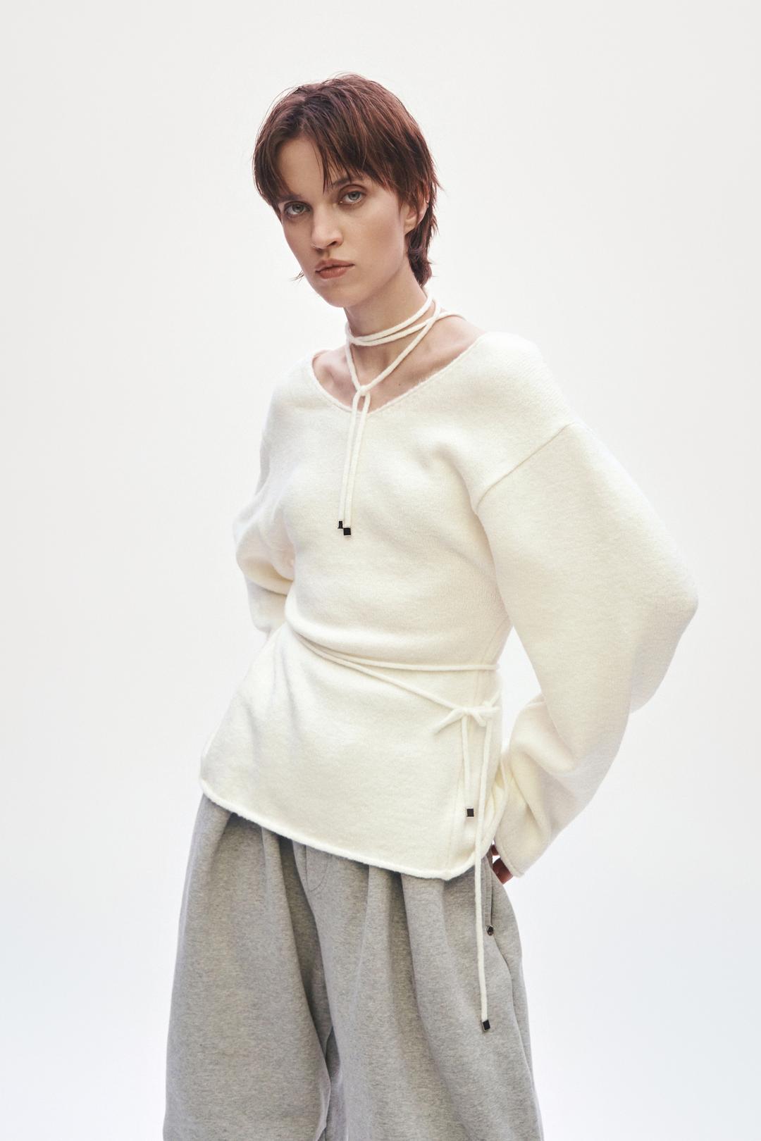 2-way Strap Knit [ Ivory ]