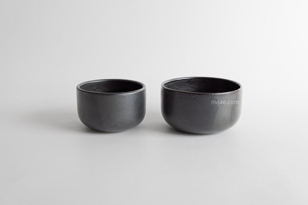 온(2size/밥,국그릇) _Vintage black