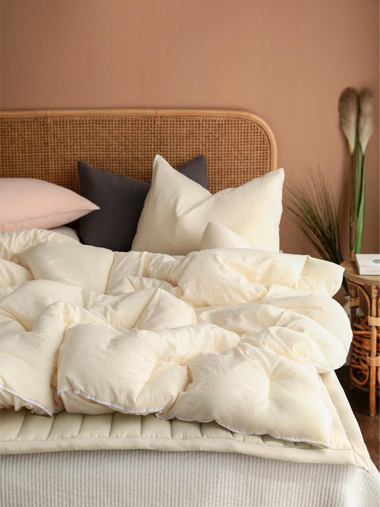 [NEW컬러] 부드러운 카스테라 워싱 친환경 옥수수솜 침구세트 SS/Q&K-16color