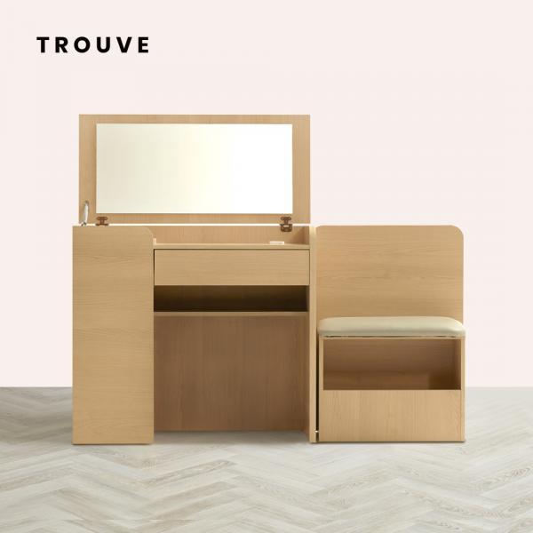 마지끄 화장대(컴팩트/와이드 택1)/의자포함세트