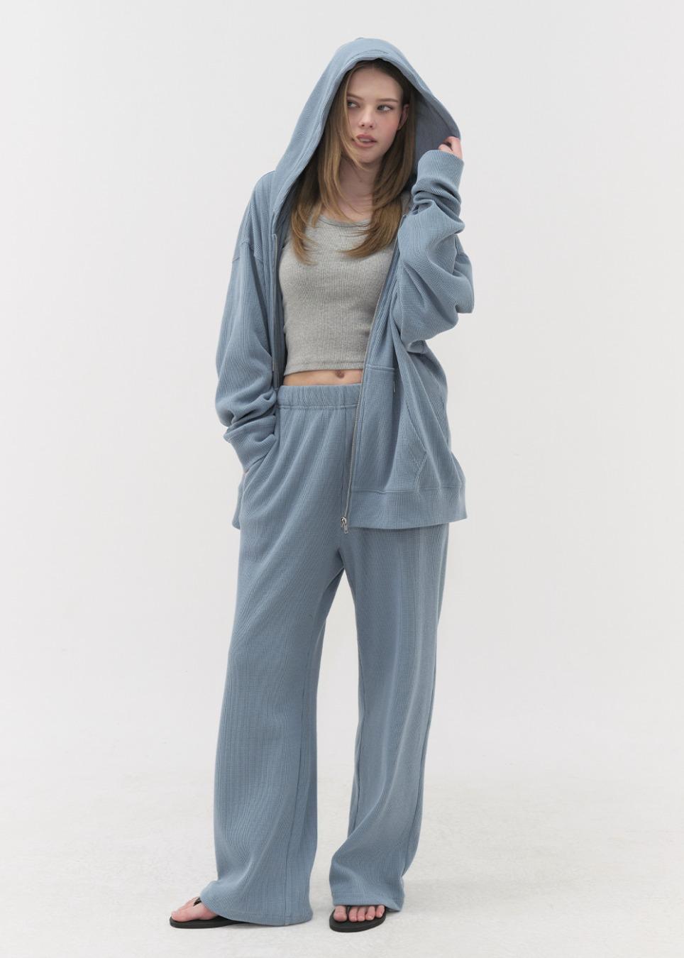 Baked Waffle Lounge Hood Zip Up (5color)