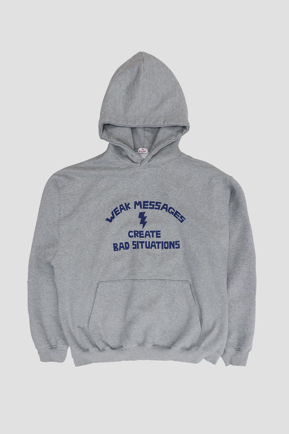 Weak Messages Hoodie - Gray