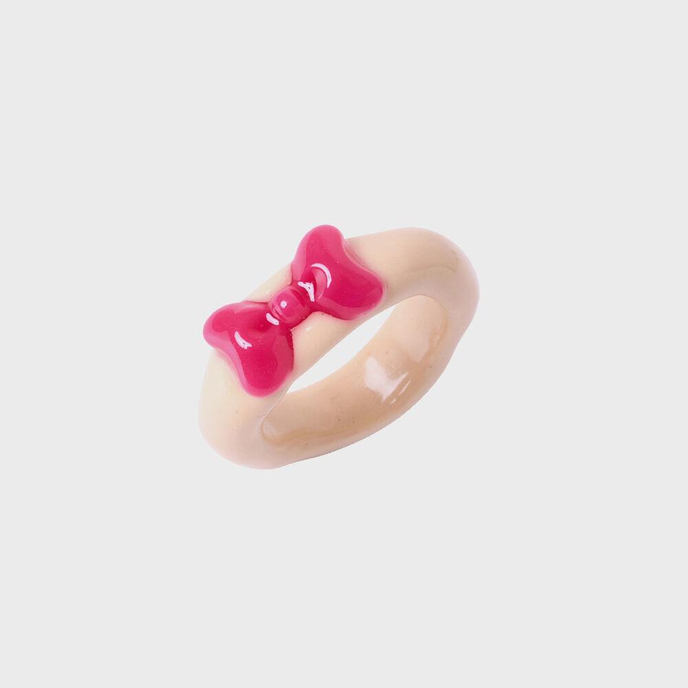 pink ribbon ring