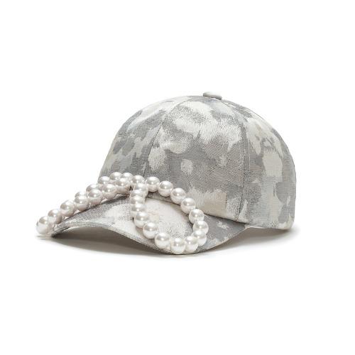 BASIC BALL CAP_RIBBON_SILVER