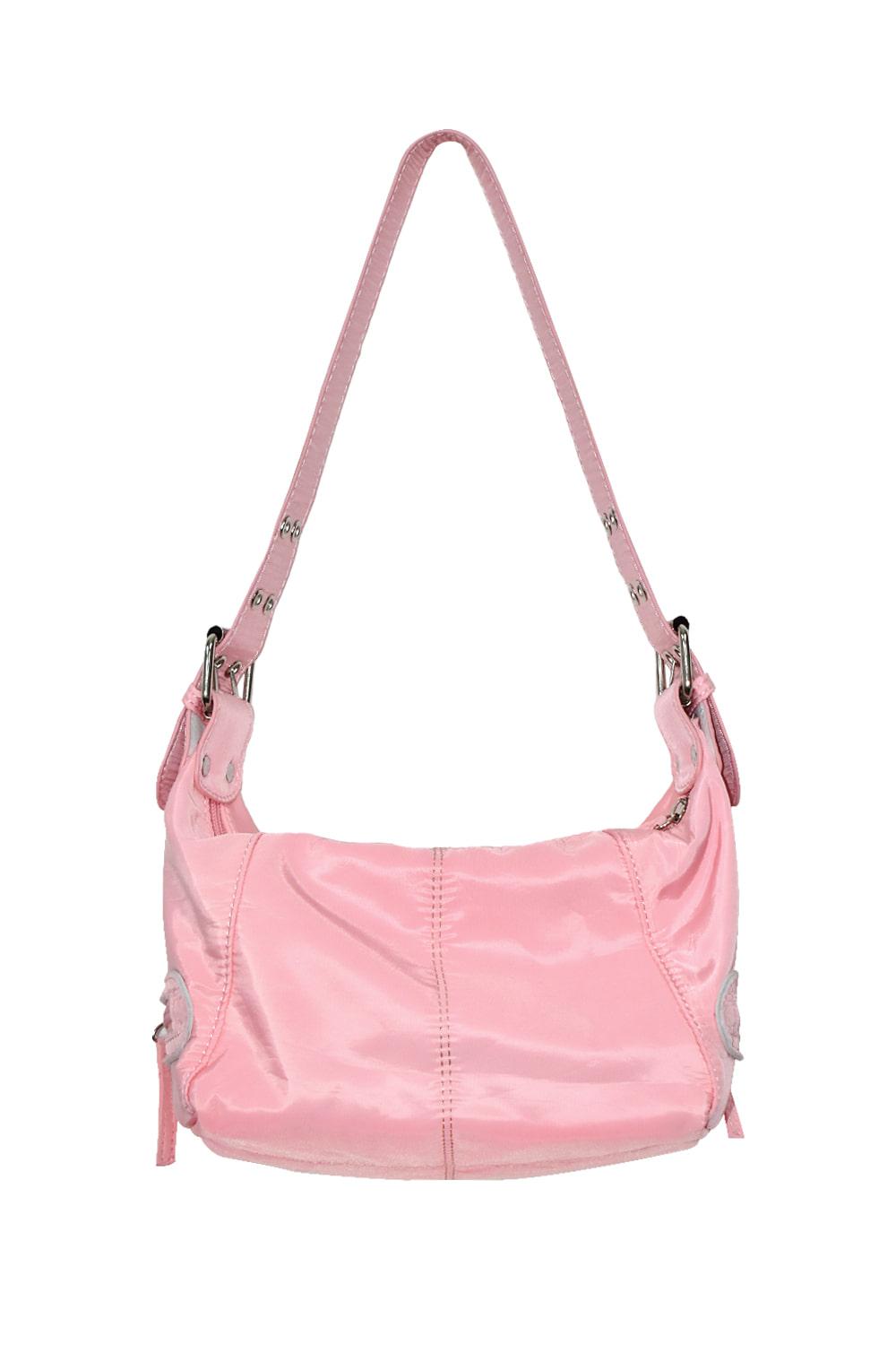 pink nylon bag