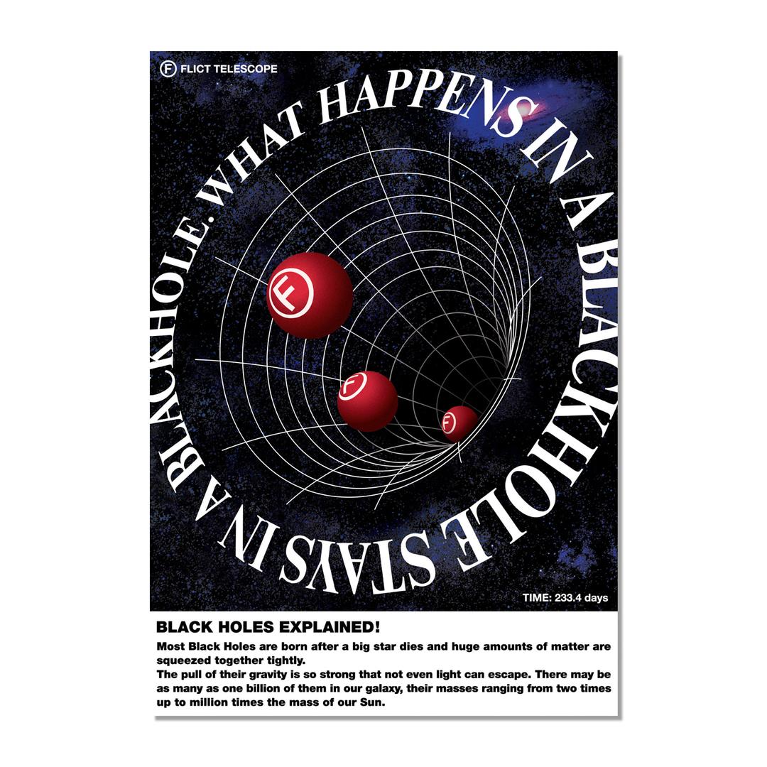 BLACK HOLE POSTER (A2 Size)