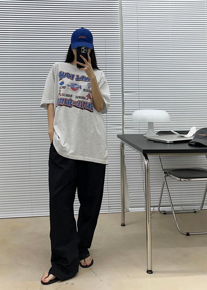 0712/casual] 나일론 와이드 팬츠