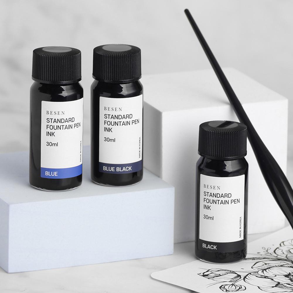 비젠 스탠다드 잉크 30ml 만년필 딥펜 병 잉크