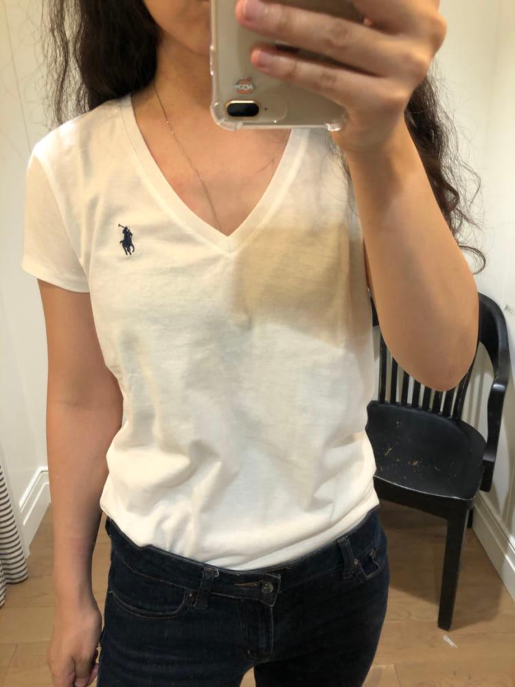 폴로 랄프로렌 여성용 스몰포니 브이넥 반팔 티셔츠 8컬러