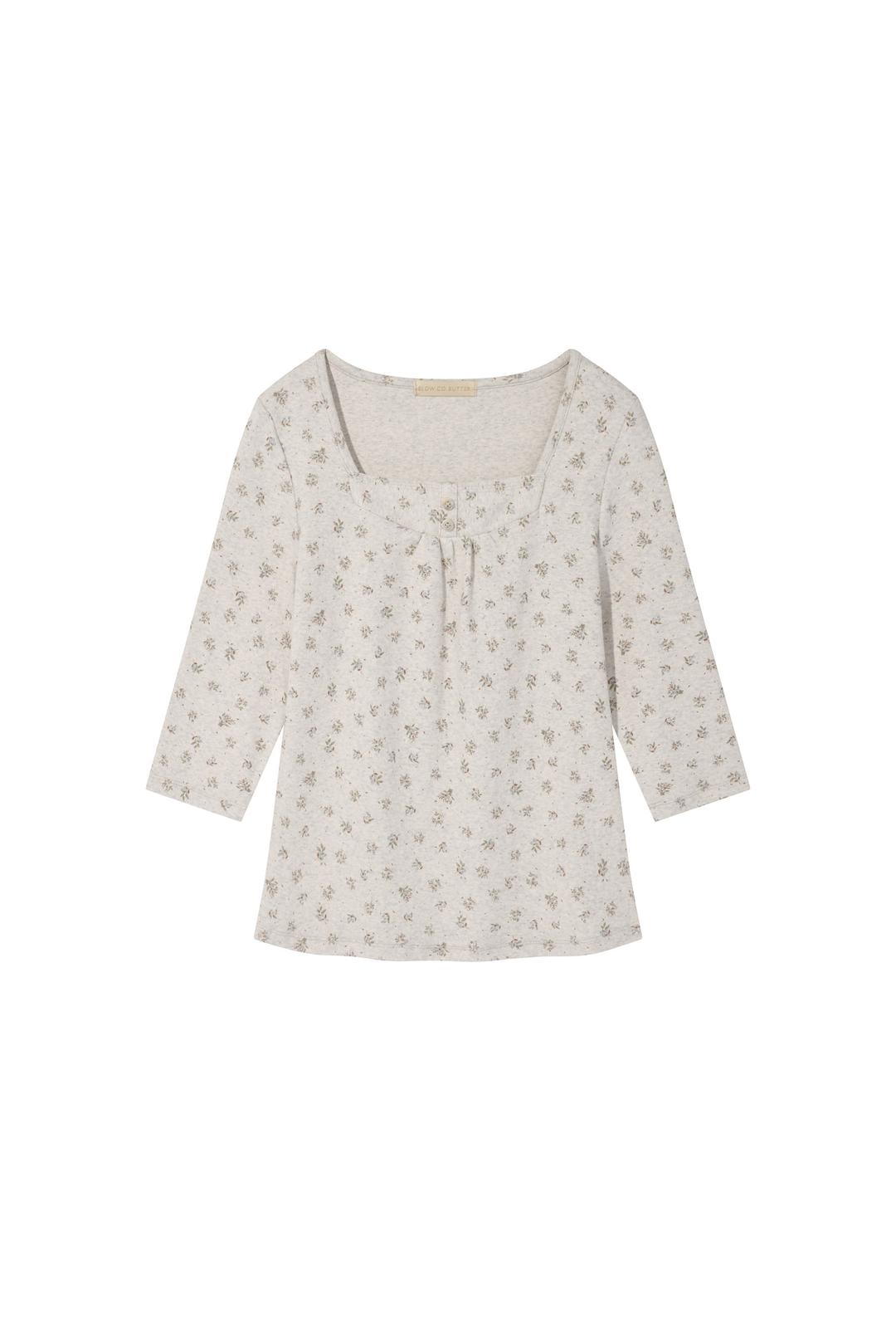 [SLOCO] Madeleine tshirt, oat flower