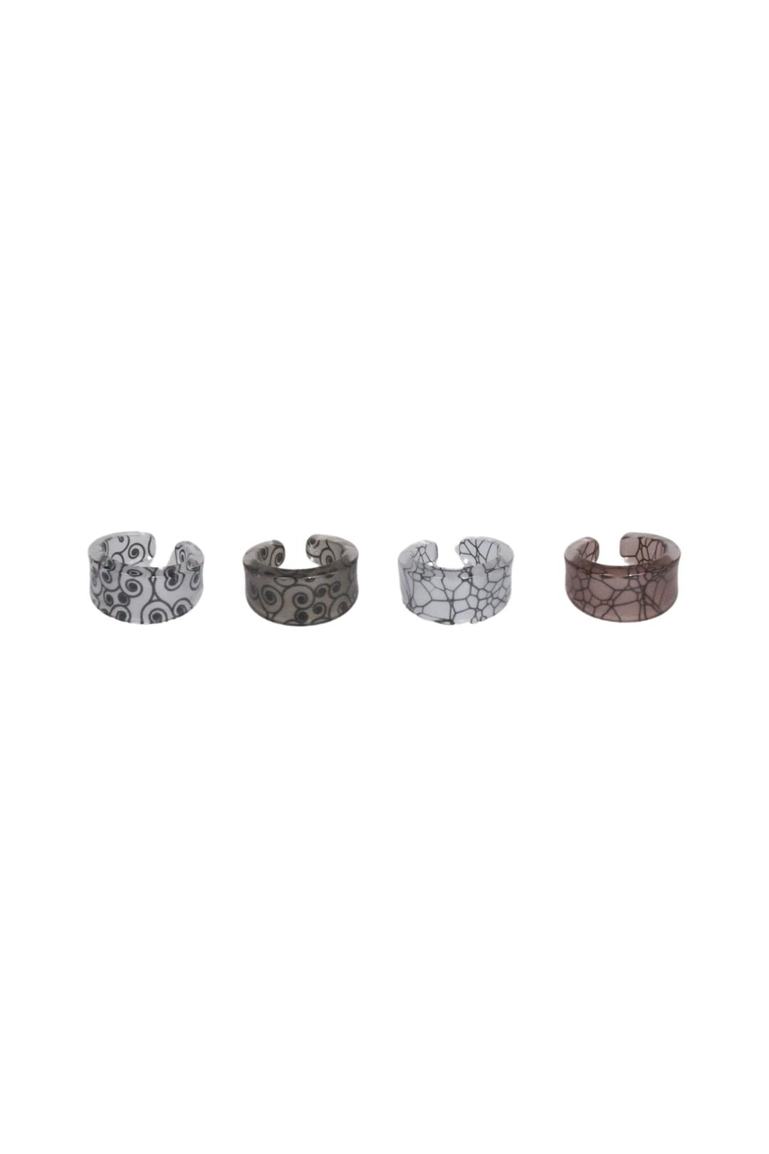 하루[春] - Bold pattern ear cuff (4type)