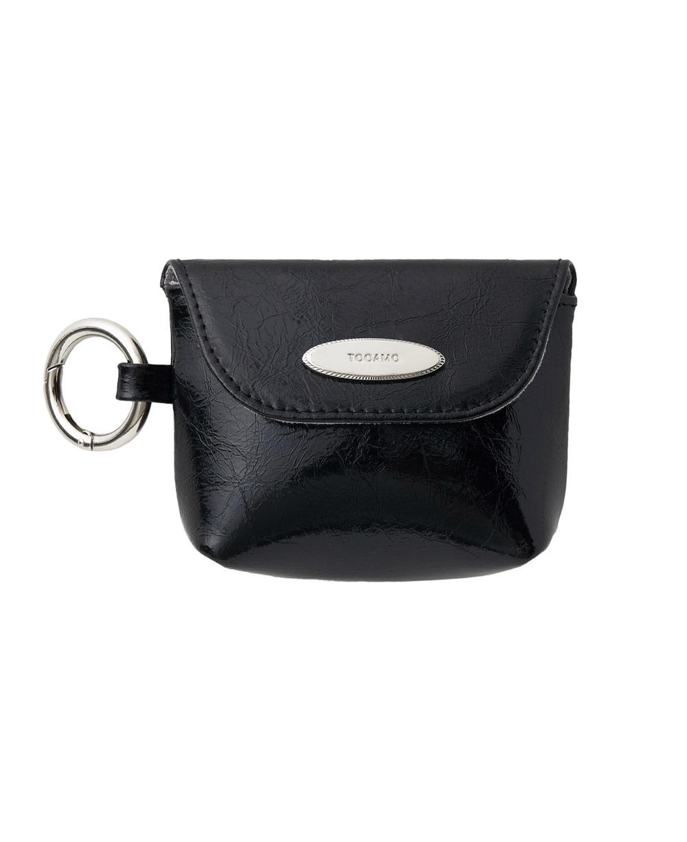 [BLACK FRIDAY]투아모 Love mini pouch 러브 미니 파우치 블랙 [소가죽]