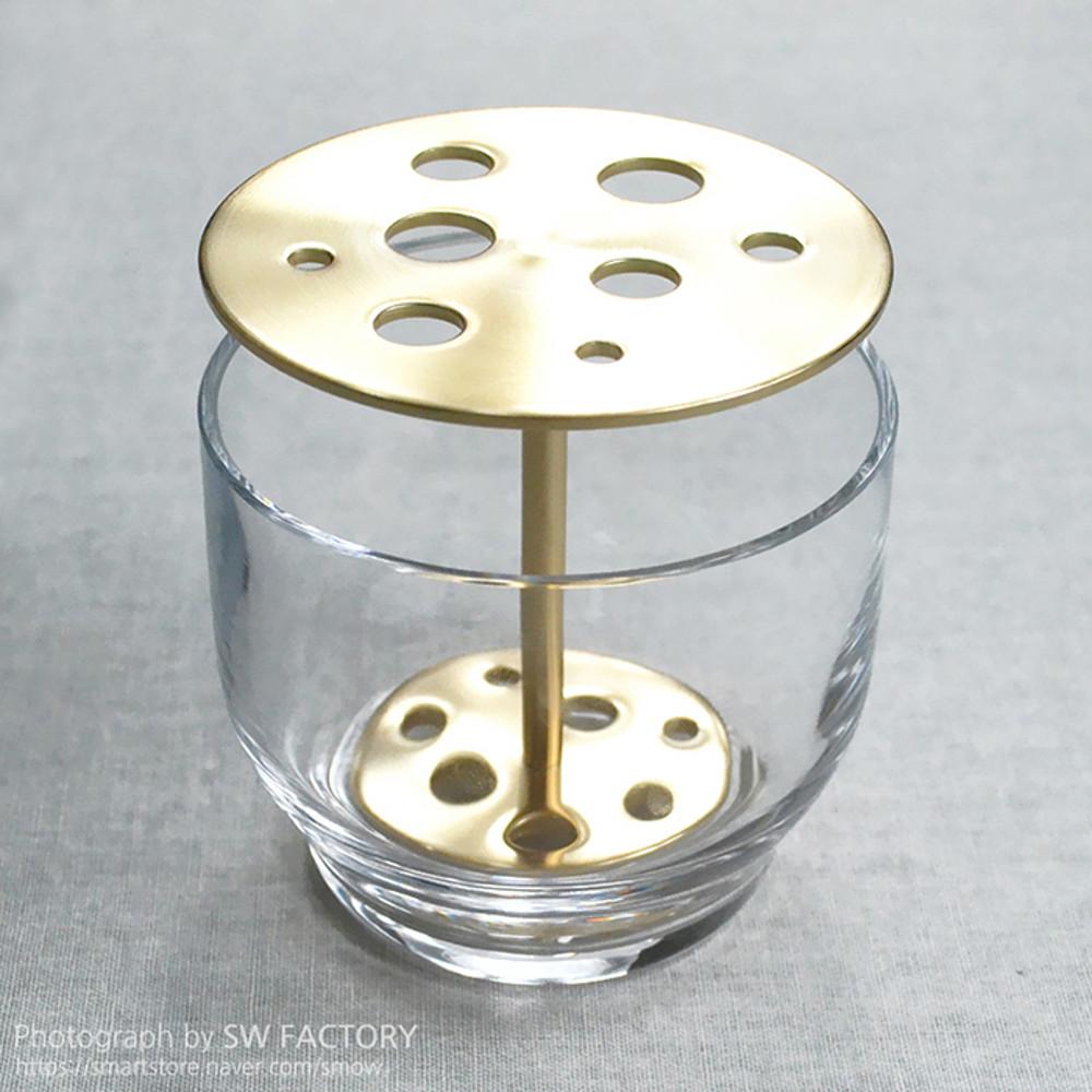 프리츠한센 이케바나 화병 꽃병 Fritz Hansen Ikebana 스몰 골드/실버