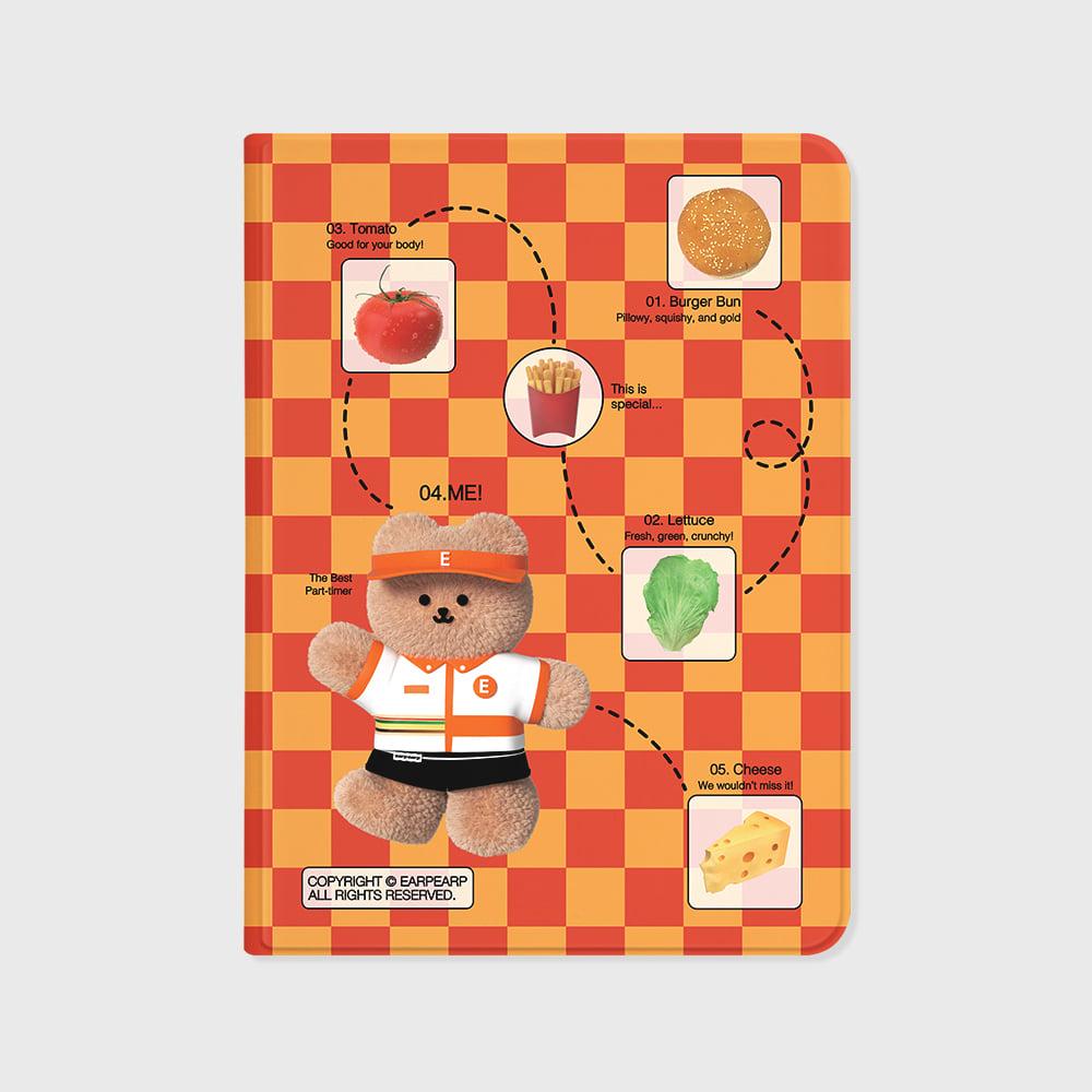BURGER PLACE STAFF COVY-ORANGE(아이패드-커버)