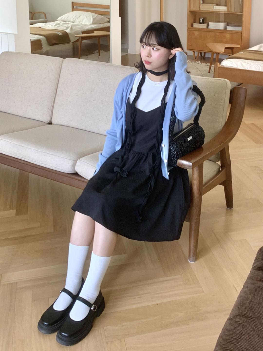 미스트 뷔스티에 미니 원피스 (2 color)