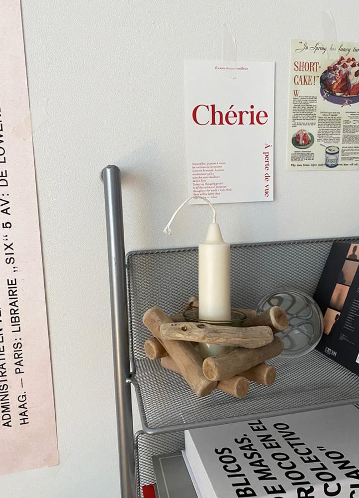 우드코스터 인테리어 티라이트 크리스마스 캔들 홀더 장식 선물