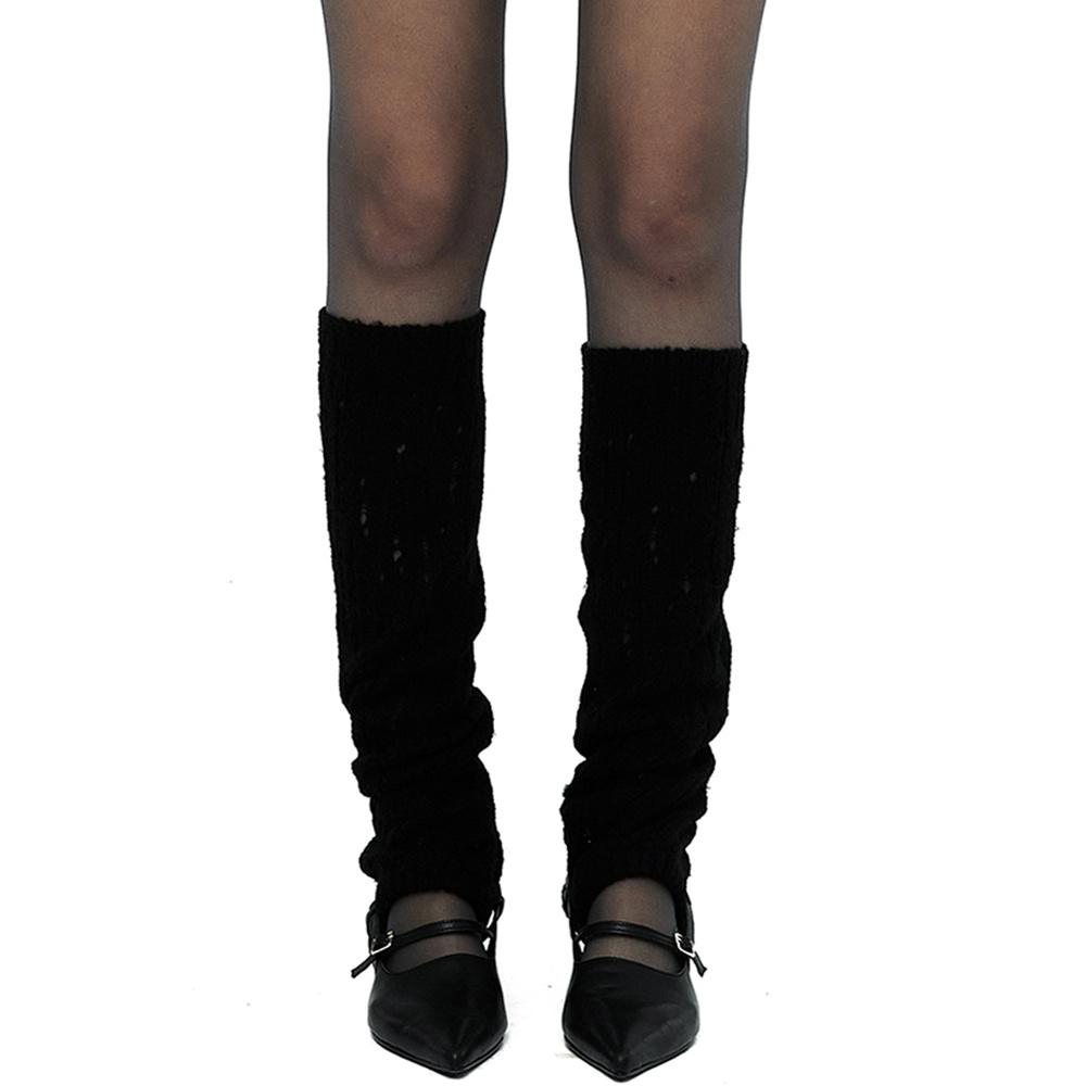 ERRATIC SCOTCH LEG WARMER / BLACK