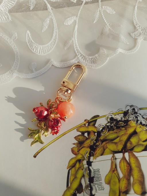 쁘띠 석류 키링