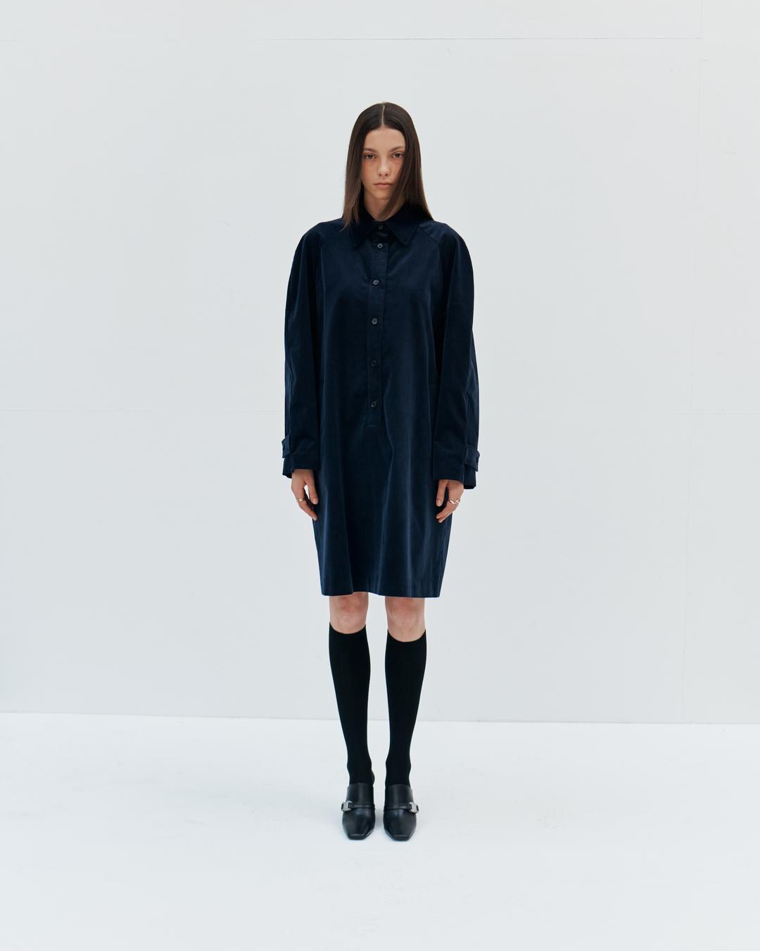 Oversized raglan dress