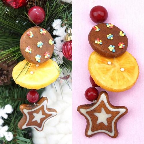 크리스마스 트리 장식 오너먼트 별 쿠키 16~17cm
