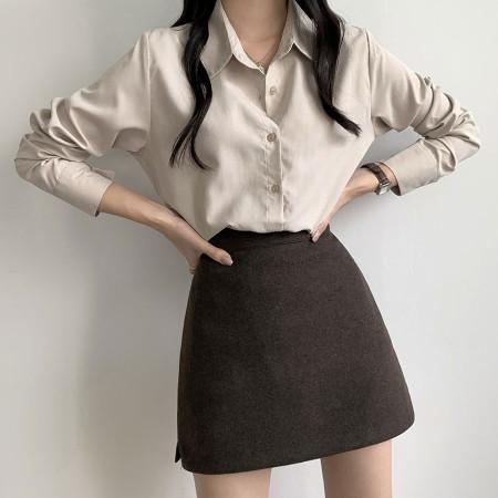 이런 상품 어때요? 링클프리 찰랑 피치 긴팔 블라우스 P007805