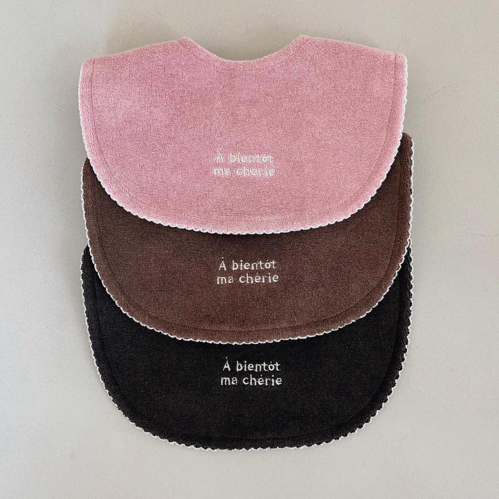 아비앙또마체리 물결 테리빕 아기 턱받이 season color