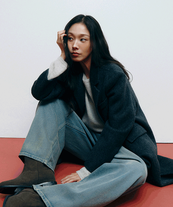 매니크 [무료배송] 로메이 오버핏 울 롱 코트