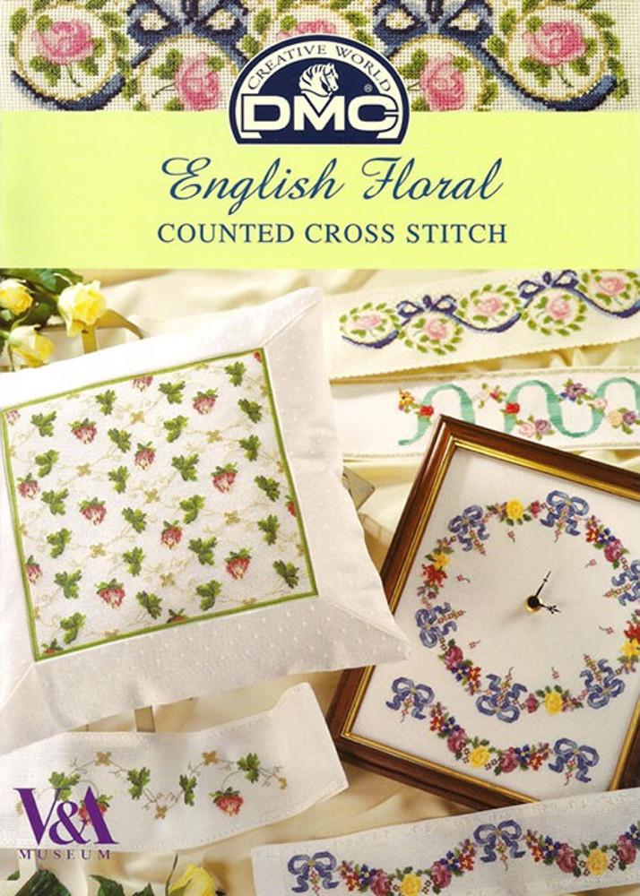 십자수도안 English Floral 실 십자수 - DMC P5041