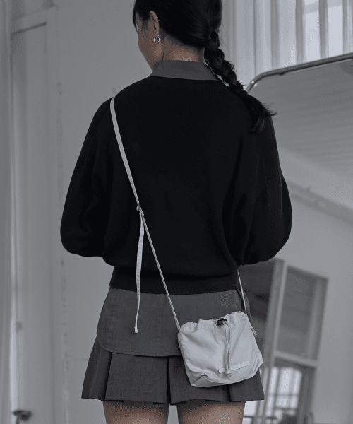 스트링 미니 크로스백 771 Solid [2color]