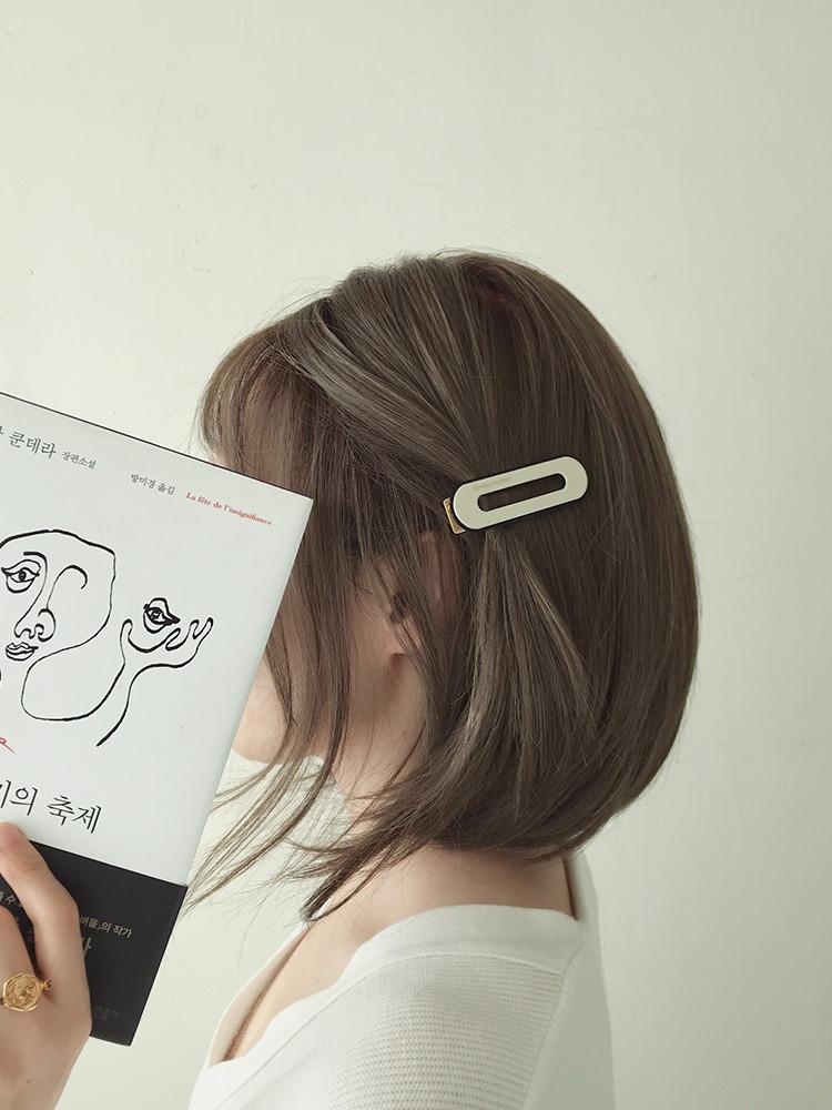 프랑스핀 모노 프렌치 클립 옆머리 집게핀