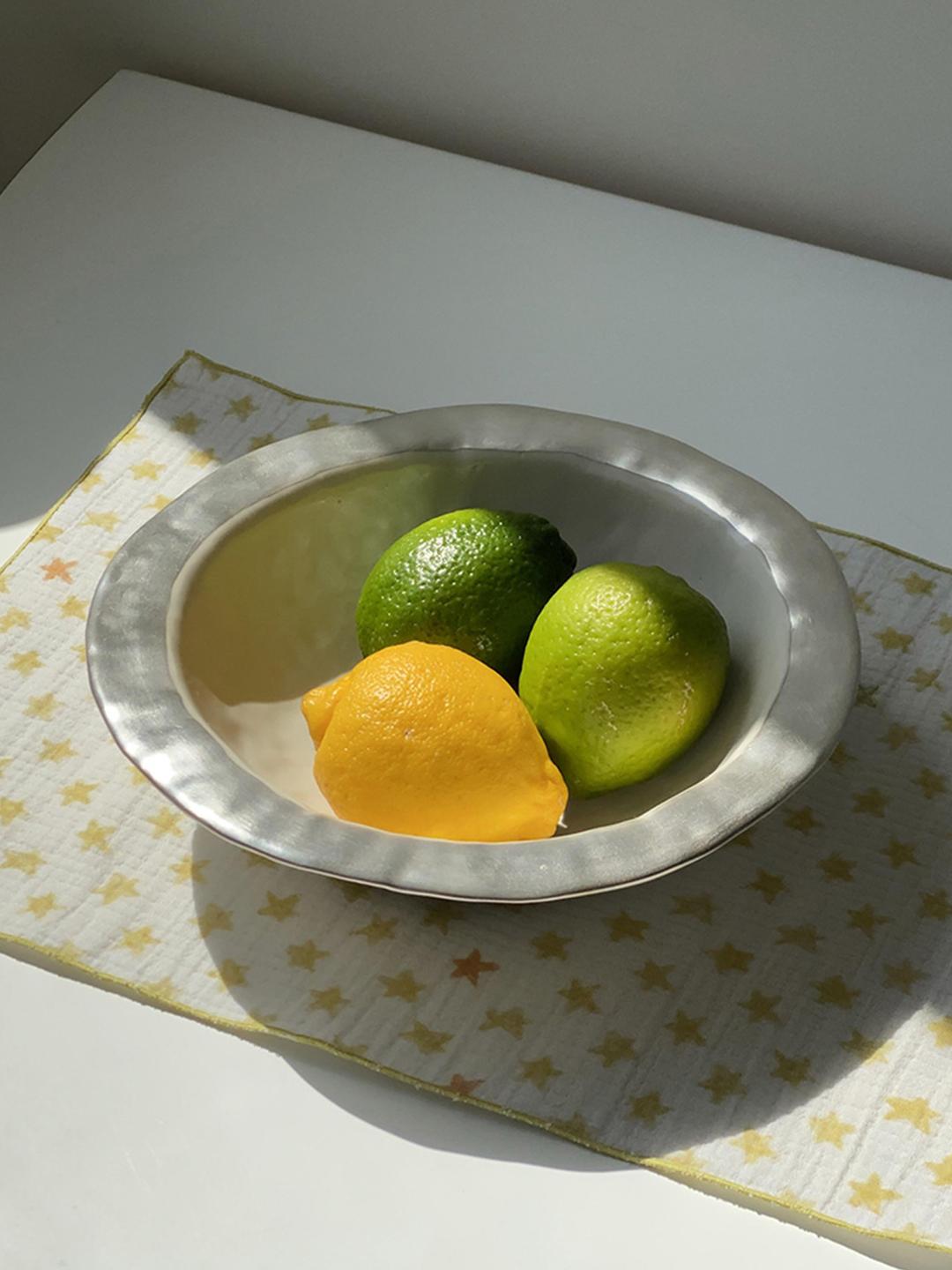 [Sum Ceramic] silver pasta ball