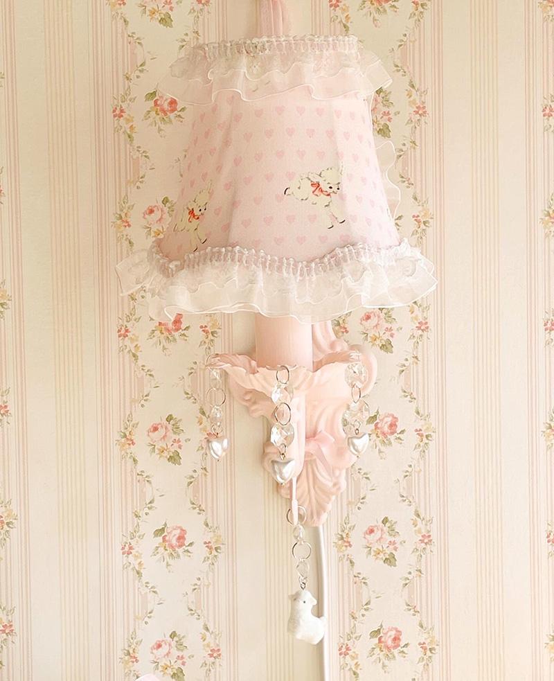[주문 제작] pink wall lamp (select)