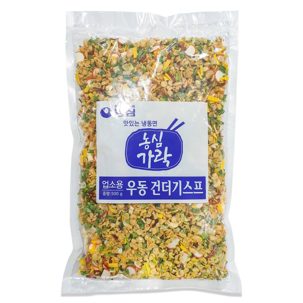 +농심 가락우동 건더기스프500g 우동건더기 고명 유부튀김 [원산지:상세설명에 표시]