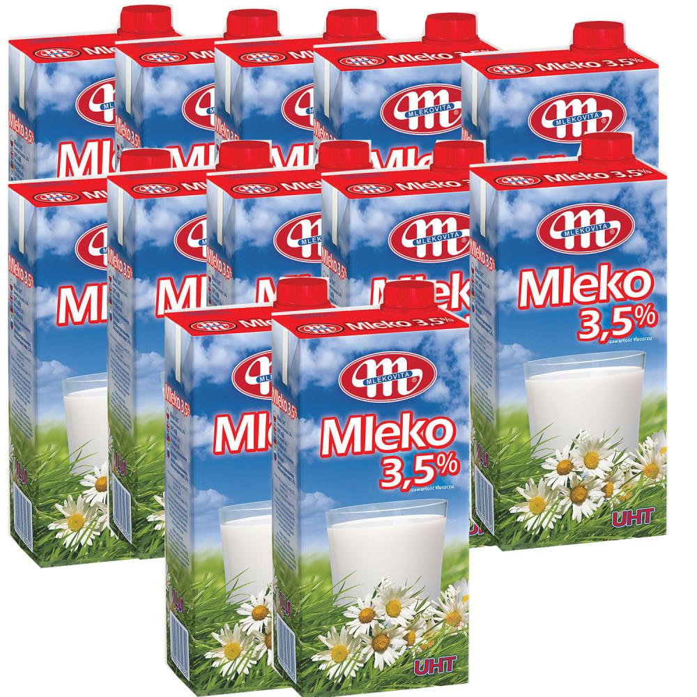믈레코비타 3.5% 수입멸균우유 동물복지농장 무항생제 NON-GMO 1L(12입)