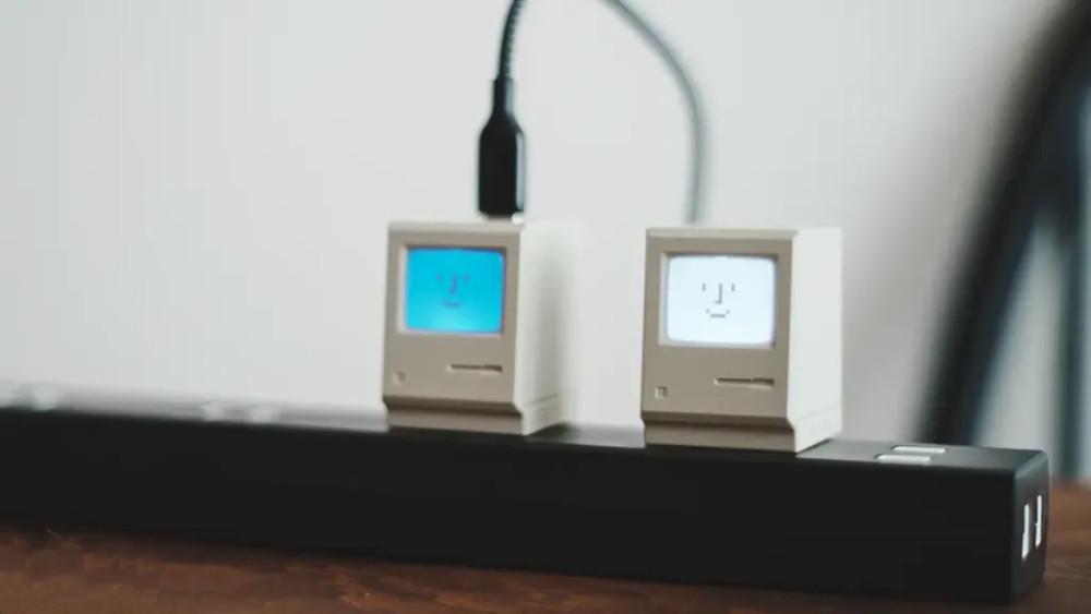 레트로 충전기 Retro 35W 귀여운 맥킨토시 디자인 콘센트 포함