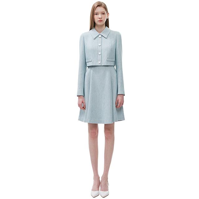 포인트버튼 플레어 원피스 PP1WO262