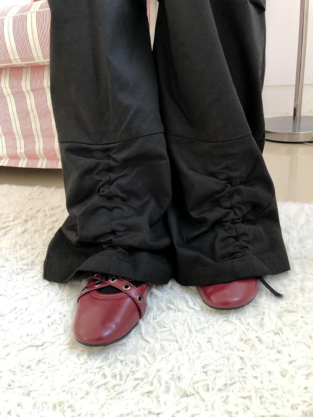 draw shirring pants (2color)