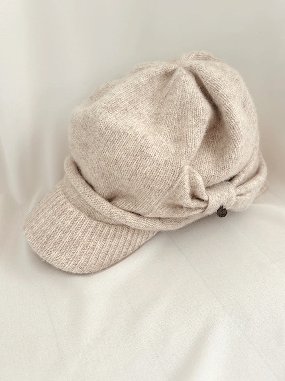 ribbon wool madoros cap (3 color) | 리본 울 마도로스 캡