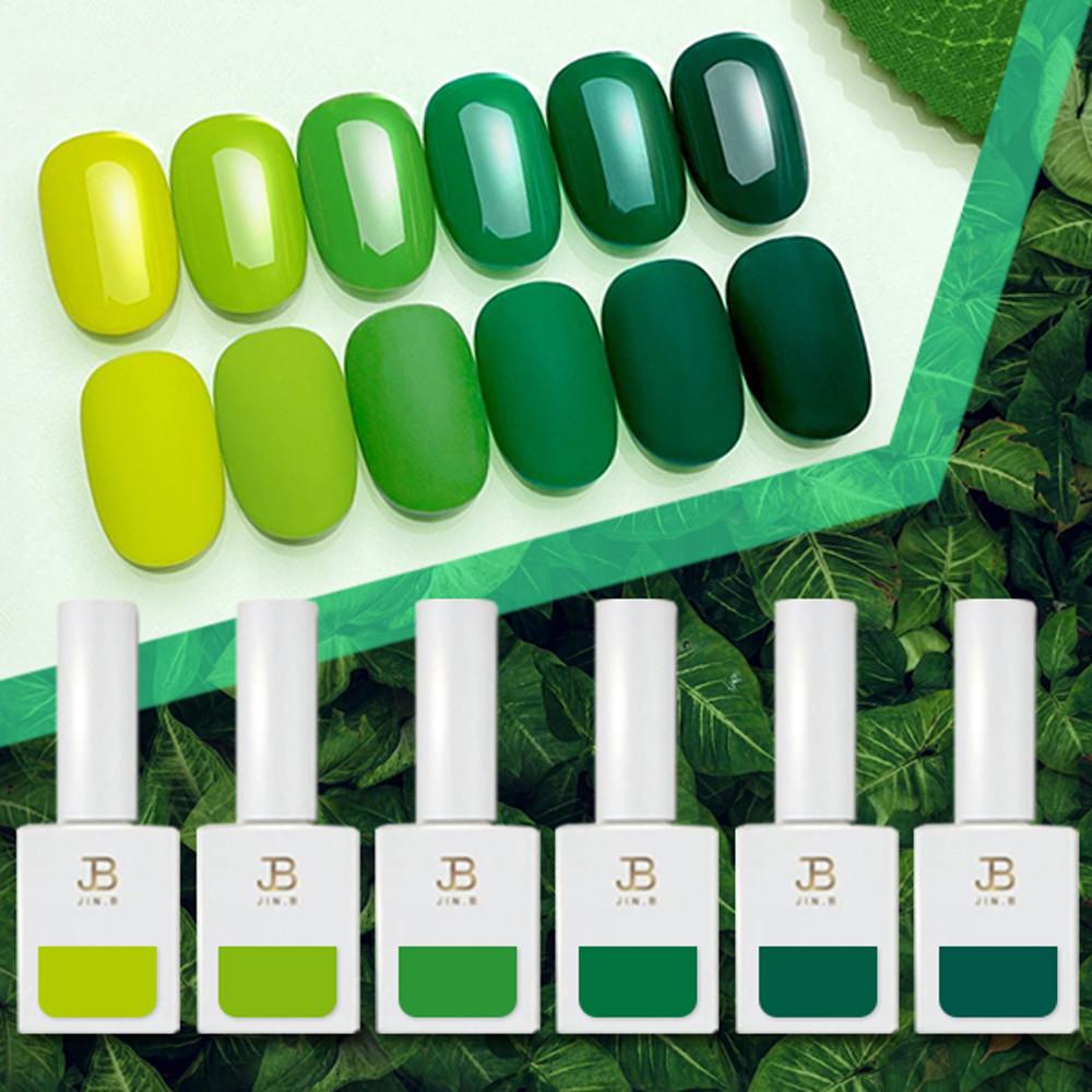 그라시아 진비 요쏘프레쉬 6종 세트 그린 컬러젤네일 폴리쉬 매니큐어