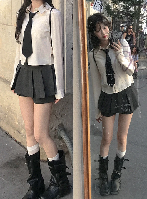 클로드 스커트 팬츠 (2color)