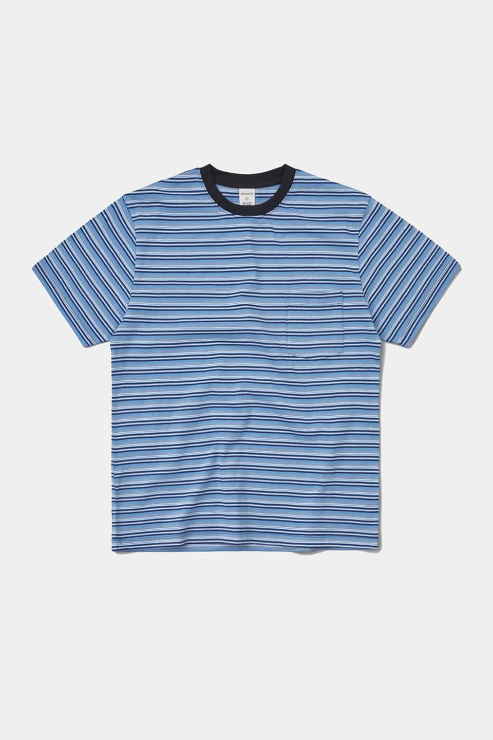 Khakis BORDER S/S TEE / Blue