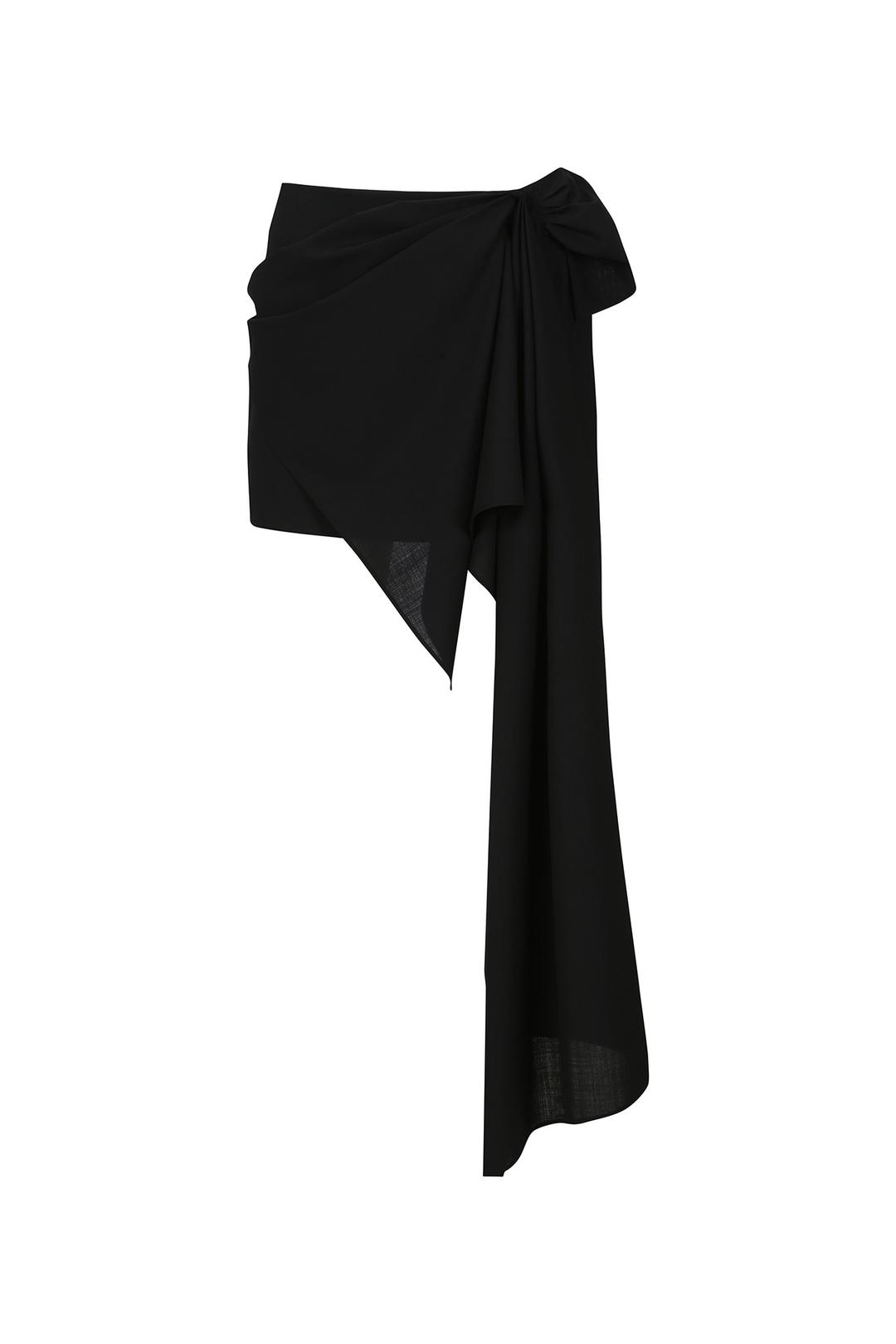 ASYMMETRIC MINI SKIRT